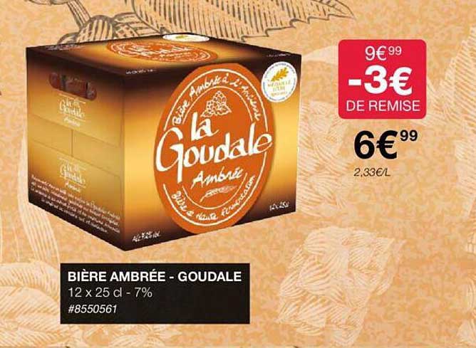 Bière Ambrée - Goudale