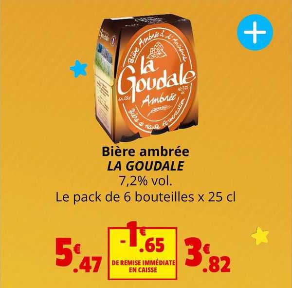 Bière Ambrée La Goudale