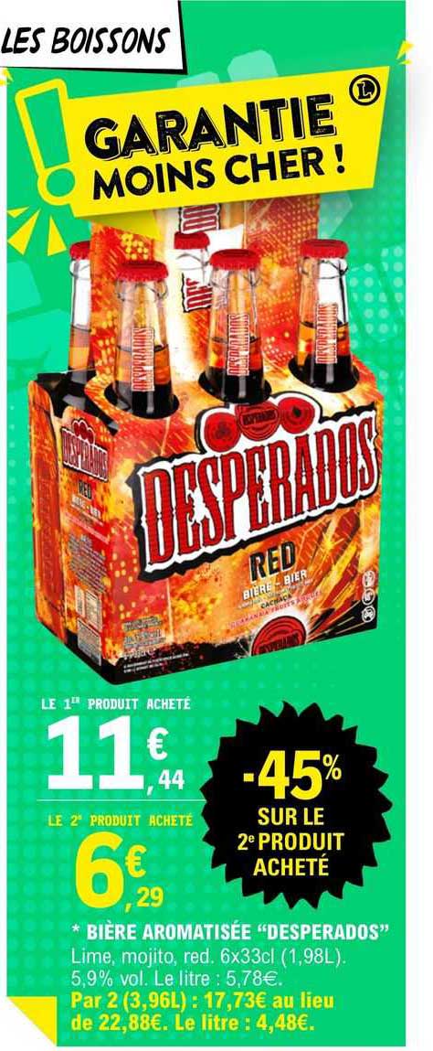 Bière Aromatisée "desperados"