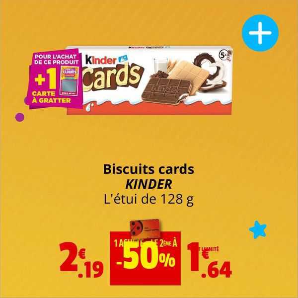 Biscuits Cards Kinder