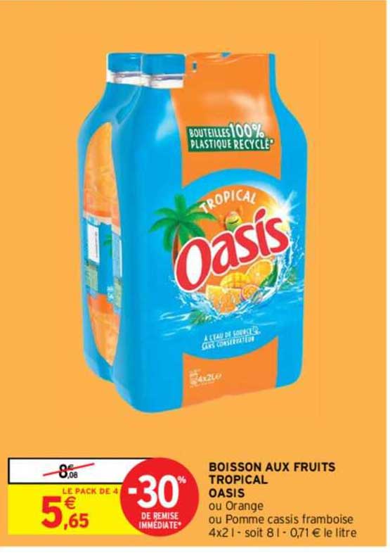 Boisson Aux Fruits Tropical Oasis