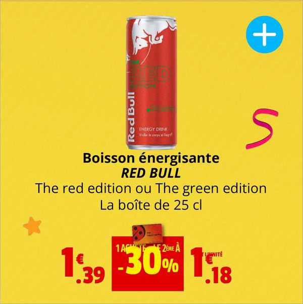 boisson énergisante red bull