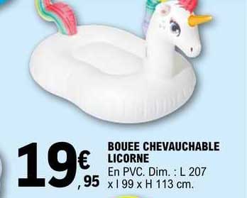 bouee chevauchable licorne