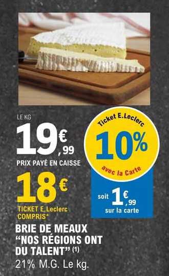 brie de meaux "nos régions ont du talent"