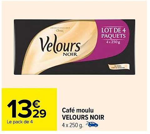 Café Moulu Velours Noir
