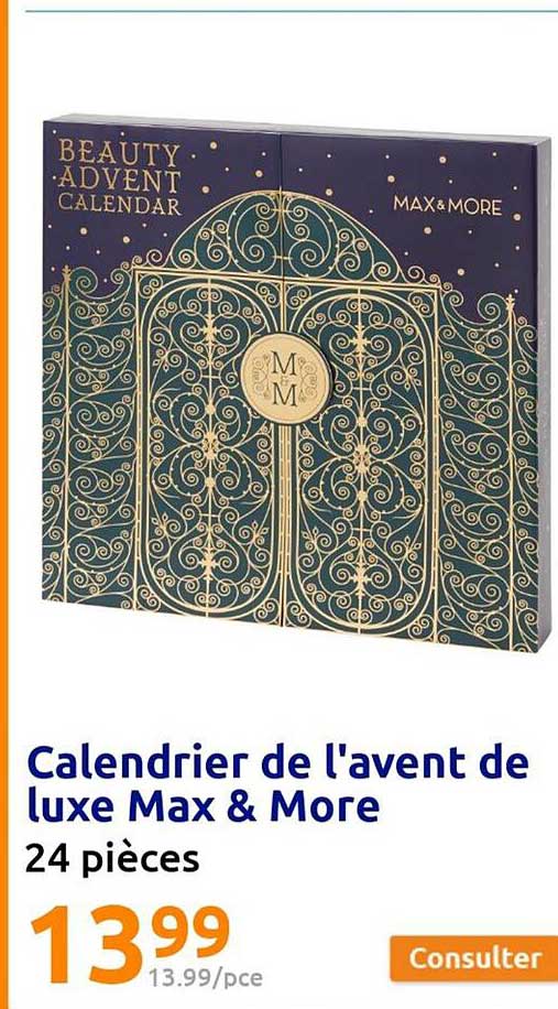 calendrier de l'avent de luxe max & more