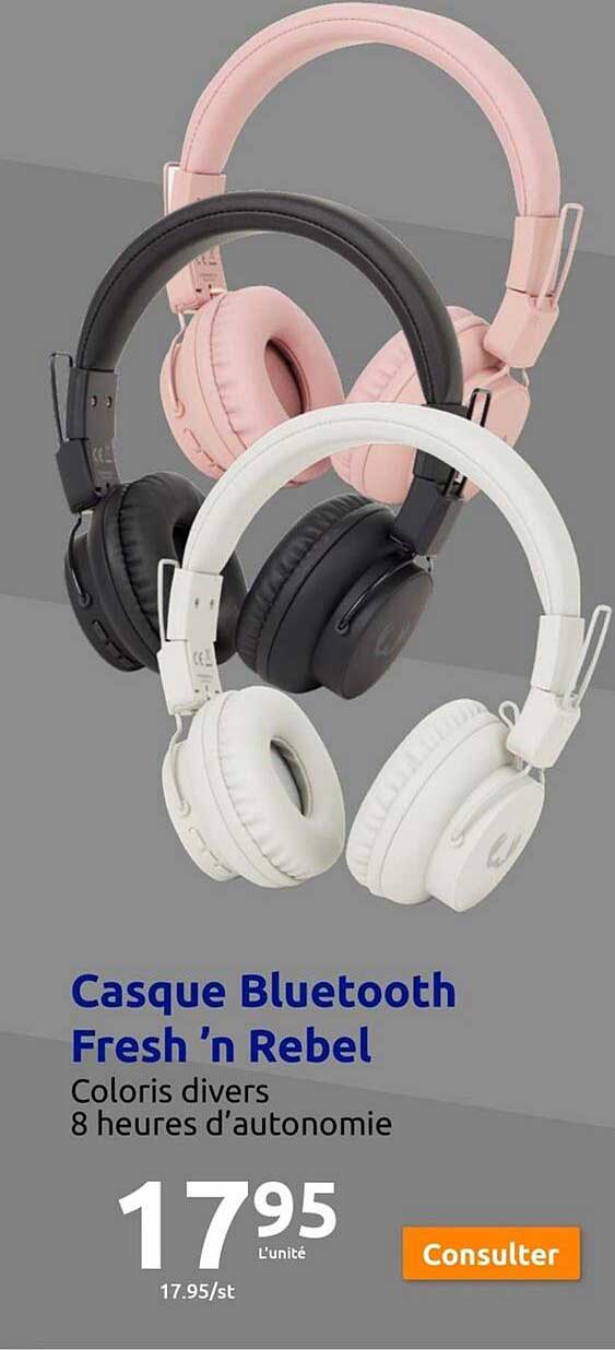 casque bluetooth fresh 'n rebel