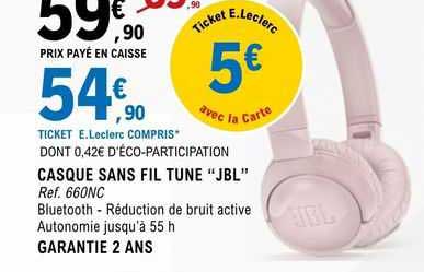 casque sans fil tune "jbl"