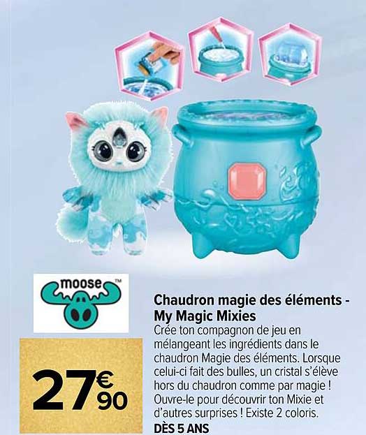 chaudron magie des éléments - my magic mixies