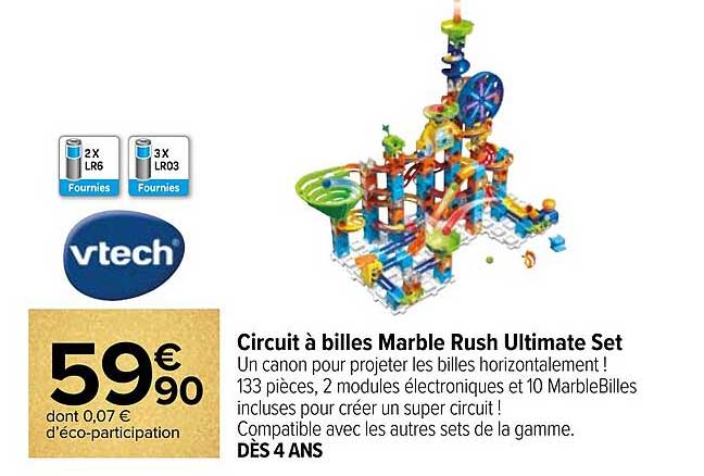 circuit a billes marble rush ultimate set