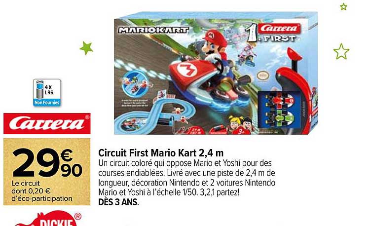 circuit first mario kart 2,4 m