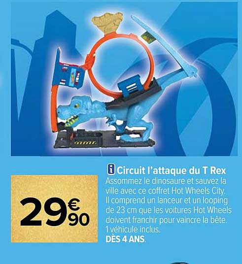 circuit l'attaque du t rex