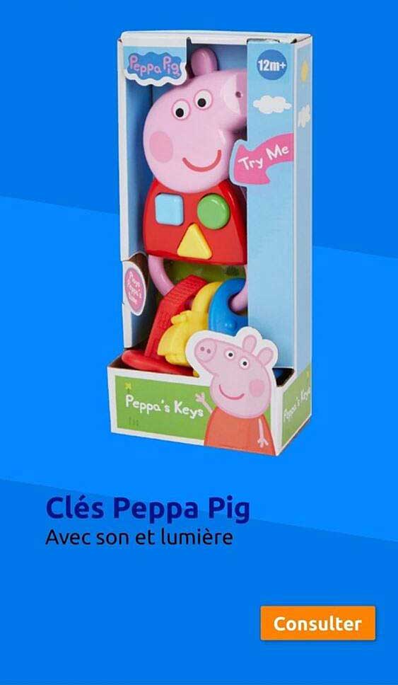 clés peppa pig