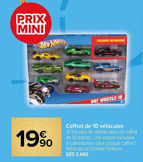 coffret de 10 vihucules