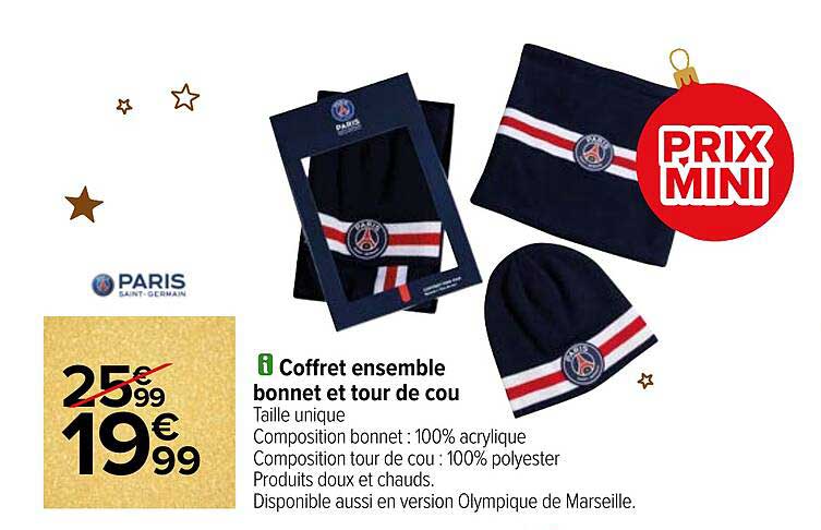 Coffret Ensemble Bonnet Et Tour De Cou