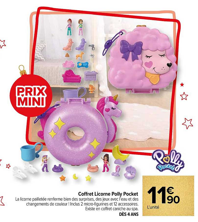 coffret licorne polly pocket