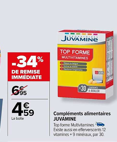 compléments alimentaires juvamine