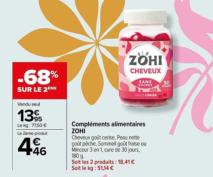 compléments alimentaires zohi