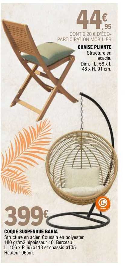 coques suspendue bahia