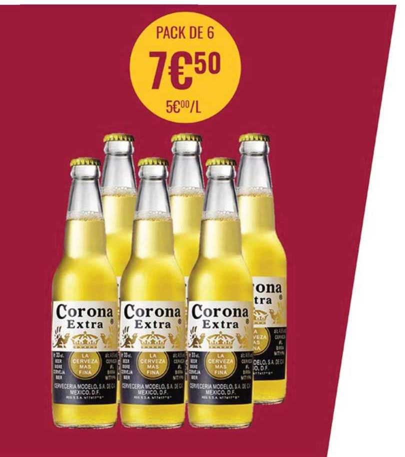 Corona Extra Pack De 6