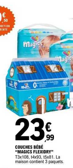 Couches Bébé "magics Flexidry"