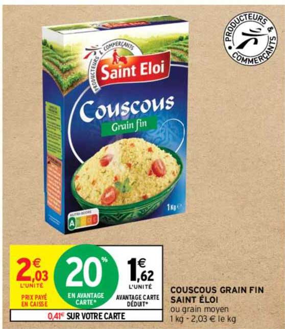 couscous grain fin saint éloi