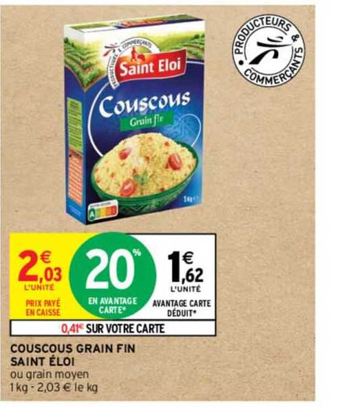 couscous grain fin saint éloi