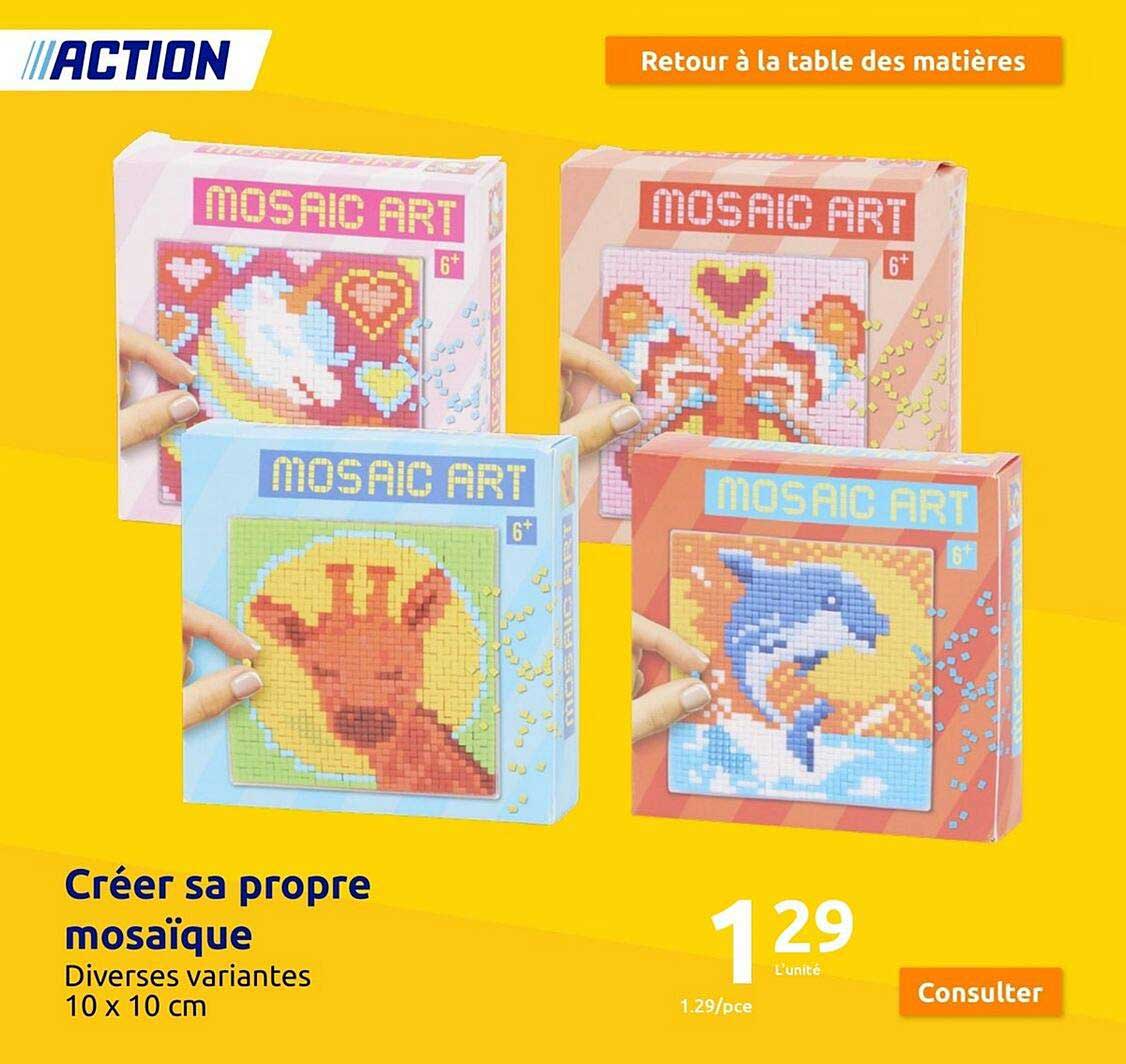 créer sa propre mosaïque