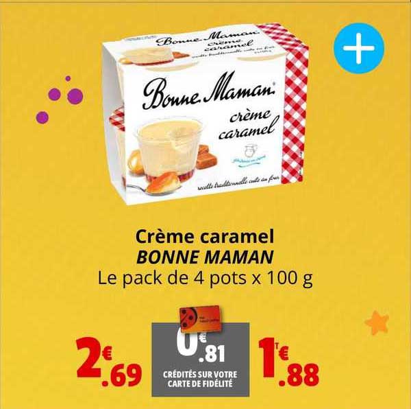 crème caramel bonne maman