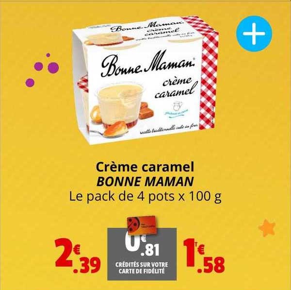 crème caramel bonne maman