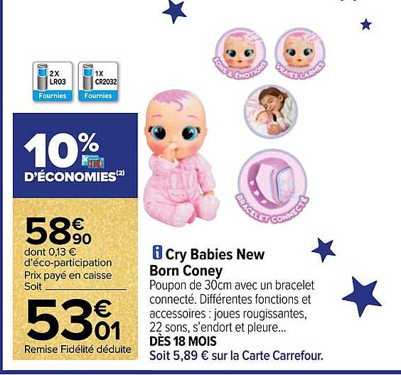cry babies new born coney