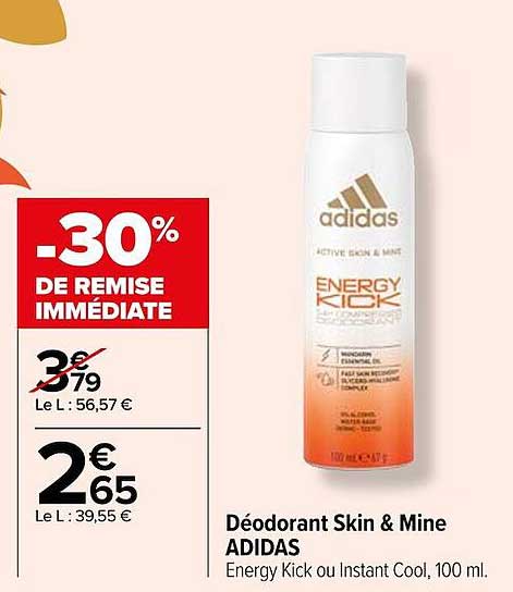 déodorant skin & mine adidas