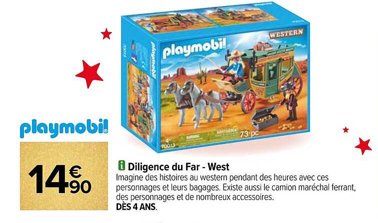 diligence du far - west playmobil