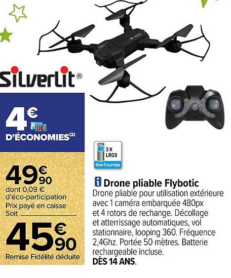 Drone Pliable Flybotic Silverlit