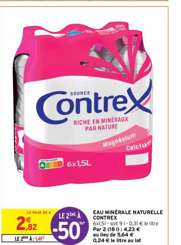 Eau Minérale Naturelle Contrex