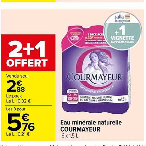 Eau Minérale Naturelle Courmayeur