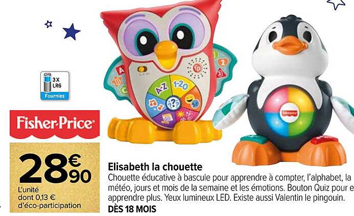 elisabeth la chouette fisher-price