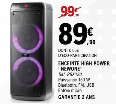 enceinte high power "newone"