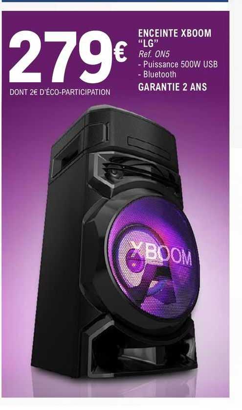 Enceinte Xboom "lg"