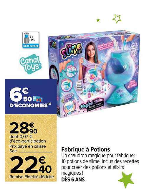 fabrique à potions canal toys