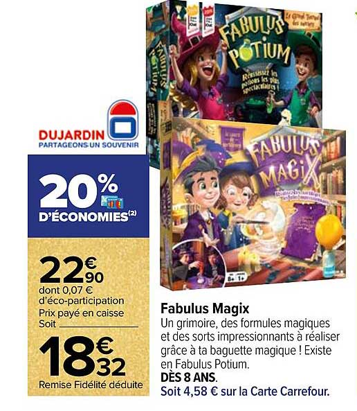 fabulus magix dujardin