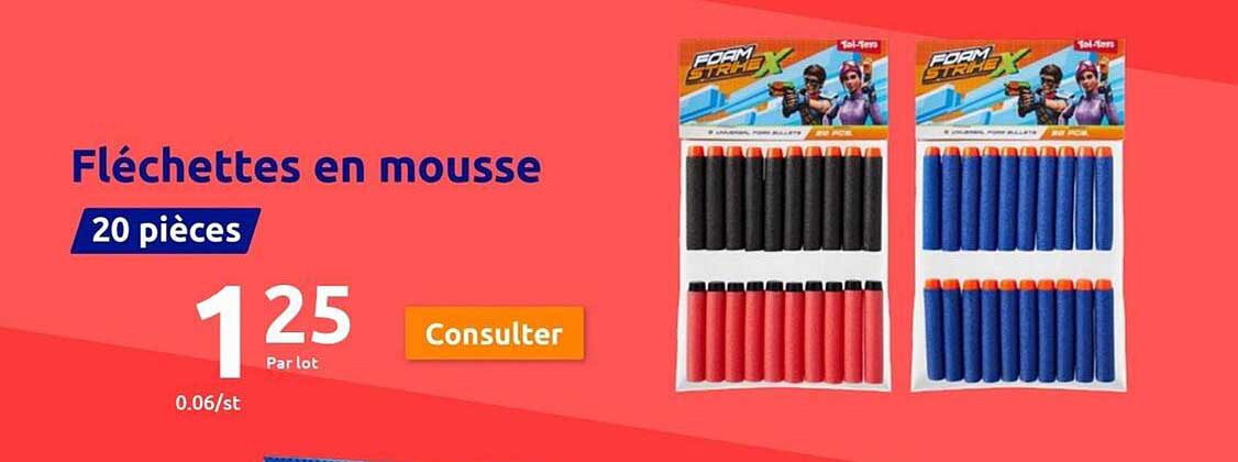 Fléchettes En Mousse