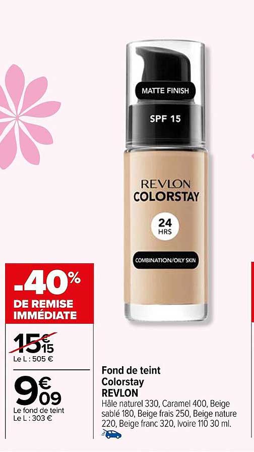 fond de teint colorstay revlon