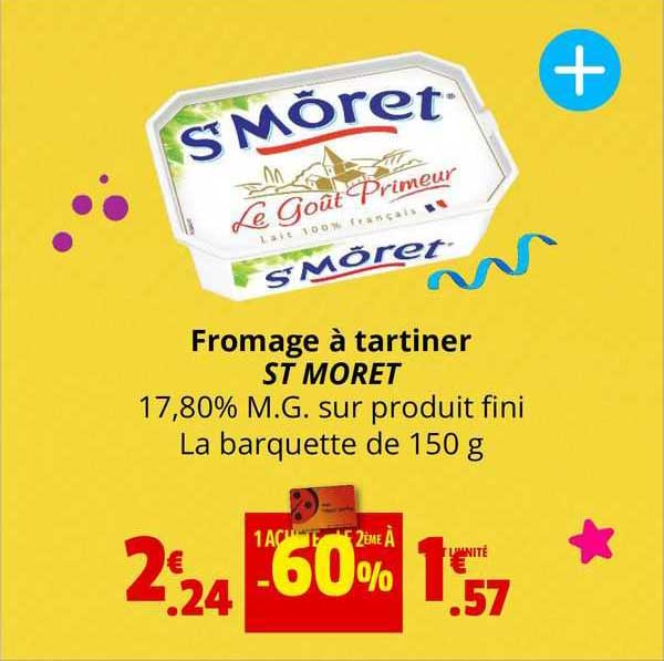 fromage à tartiner st moret