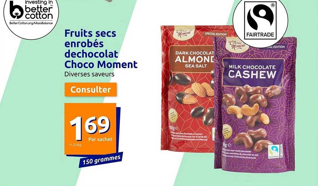 fruits secs enrobés de chocolat choco moment