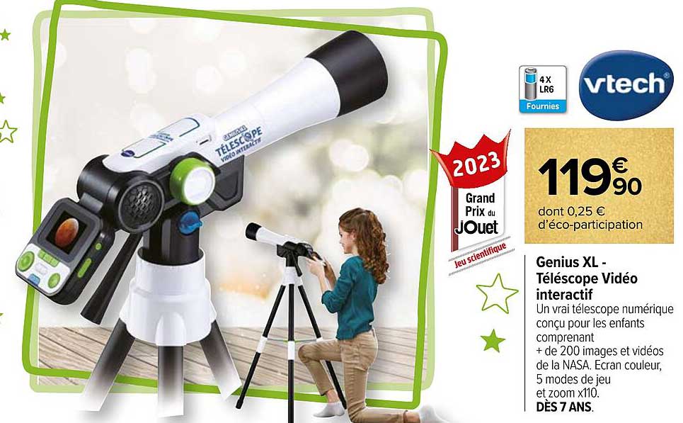 Genius Xl - Télescope Vidéo Interactif
