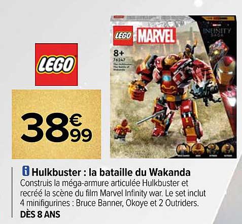 hulkbuster : la bataille du wakanda lego