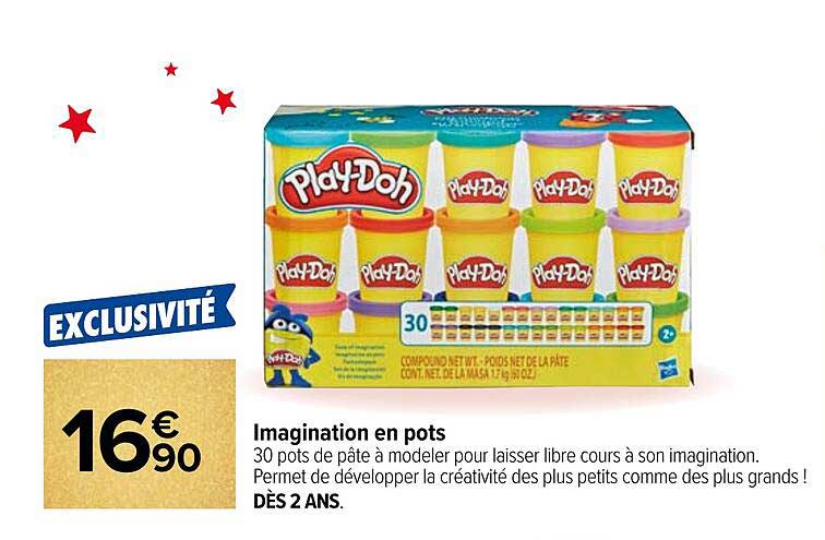 imagination en pots play-Doh