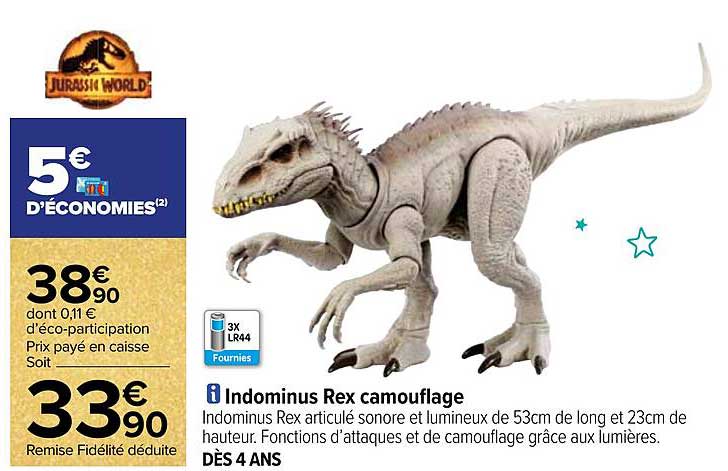 Indominus Rex Camouflage Jurassic World