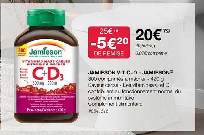 jamieson vit c+d - jamieson